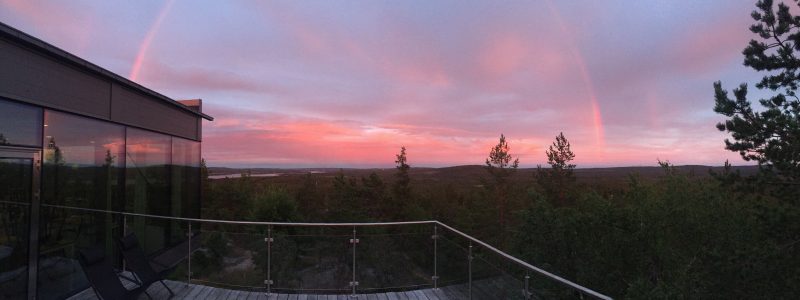 Med utblick över Torneälven Med utblick över Torneälven